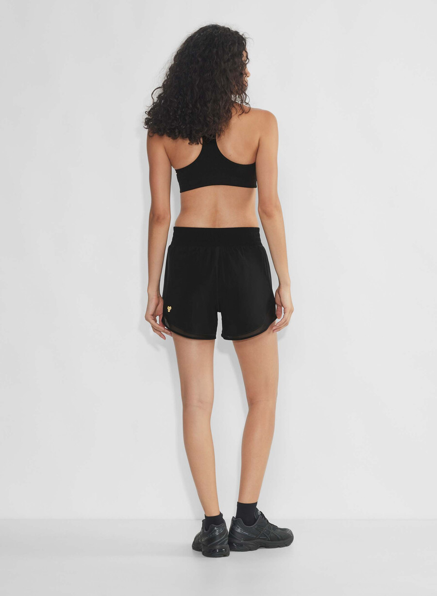 movetech legacy höghöjdsbyxa 10 cm shorts svart