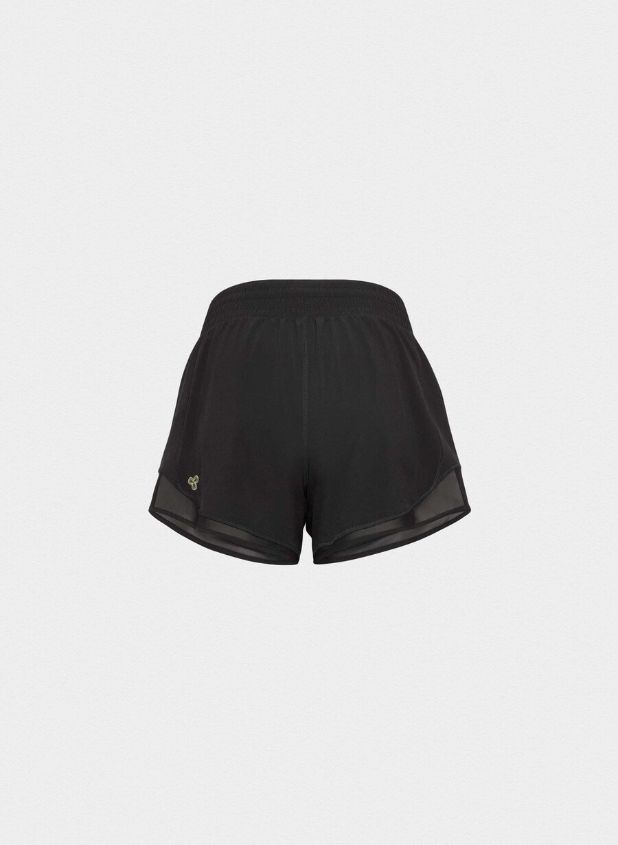 movetech legacy höghöjdsbyxa 10 cm shorts svart