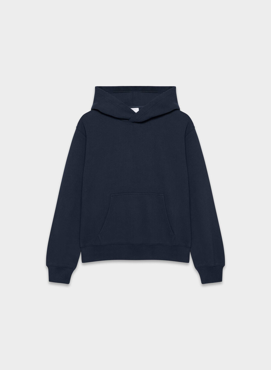 mysig fleece-huvtröja med perfekt passform admiral