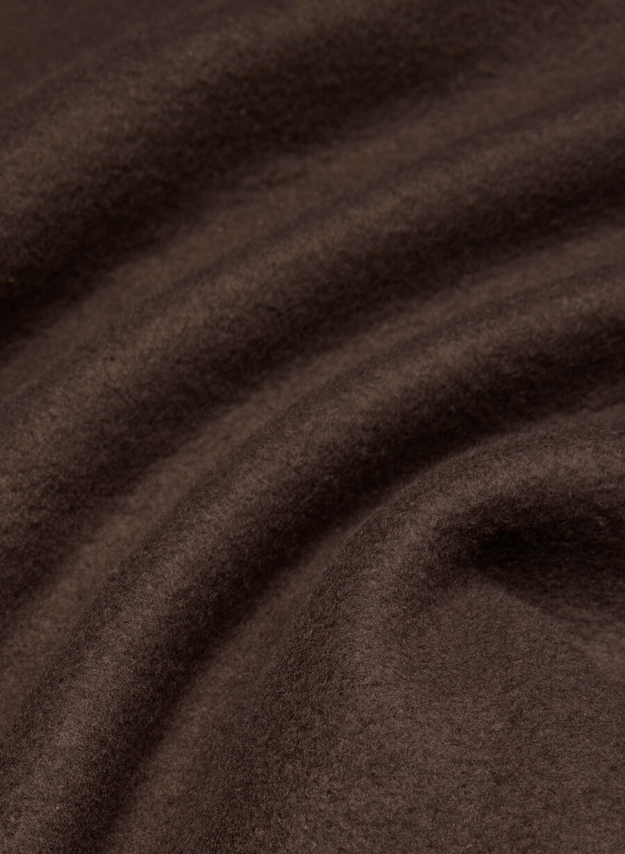 mysig fleece perfect crew sweatshirt rich mocha brun