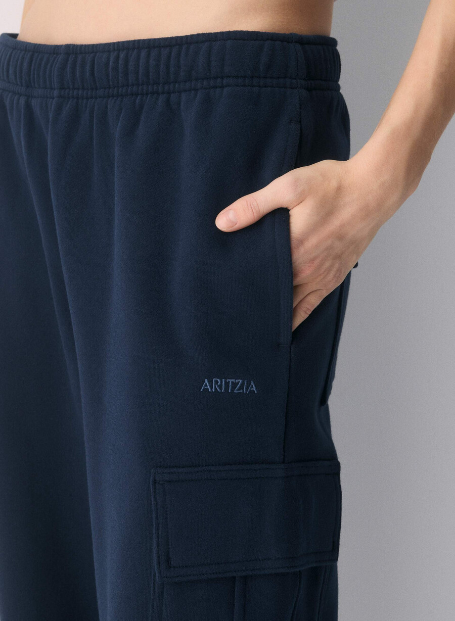 mysig fleece mega cargo mjukisbyxa admiral