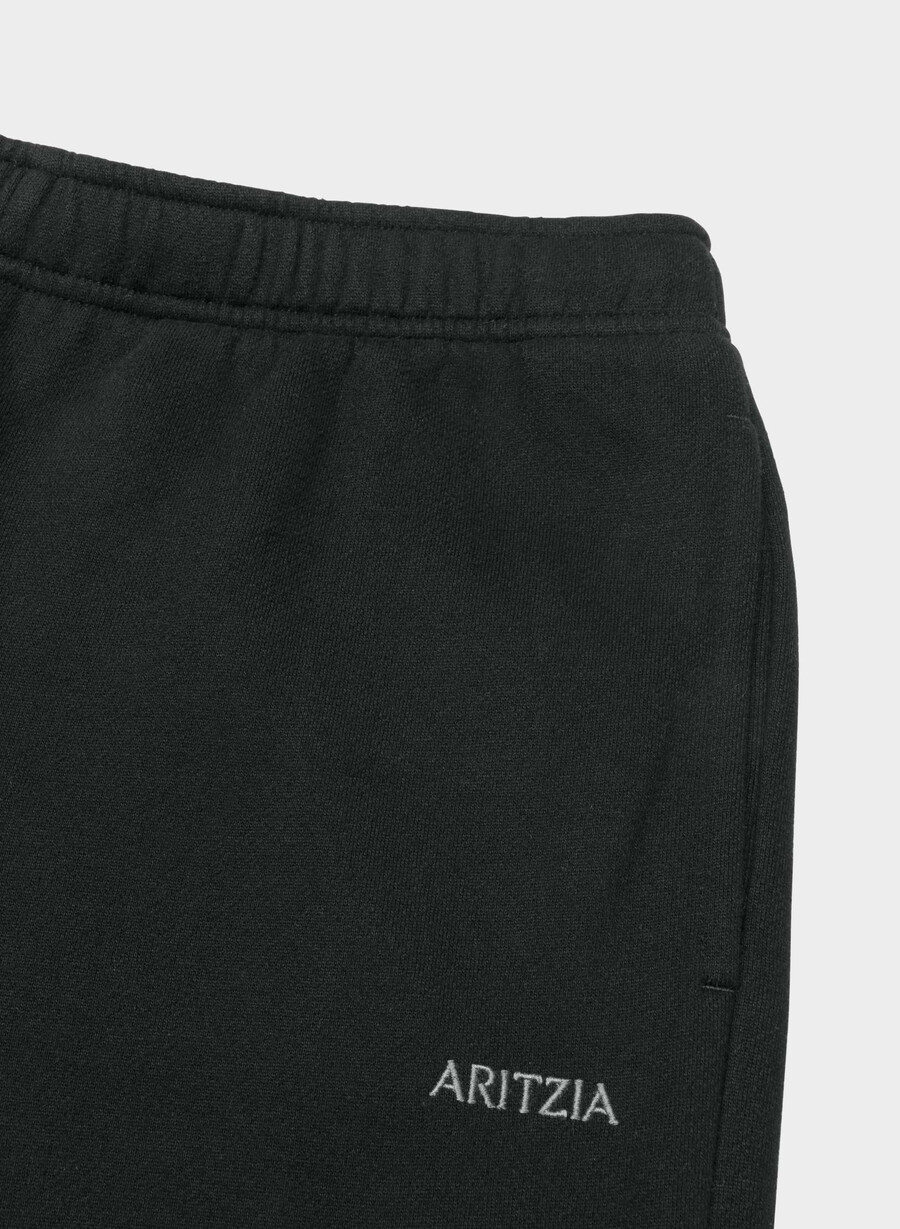 mysiga sweatfleece mega cargo träningsbyxor svart
