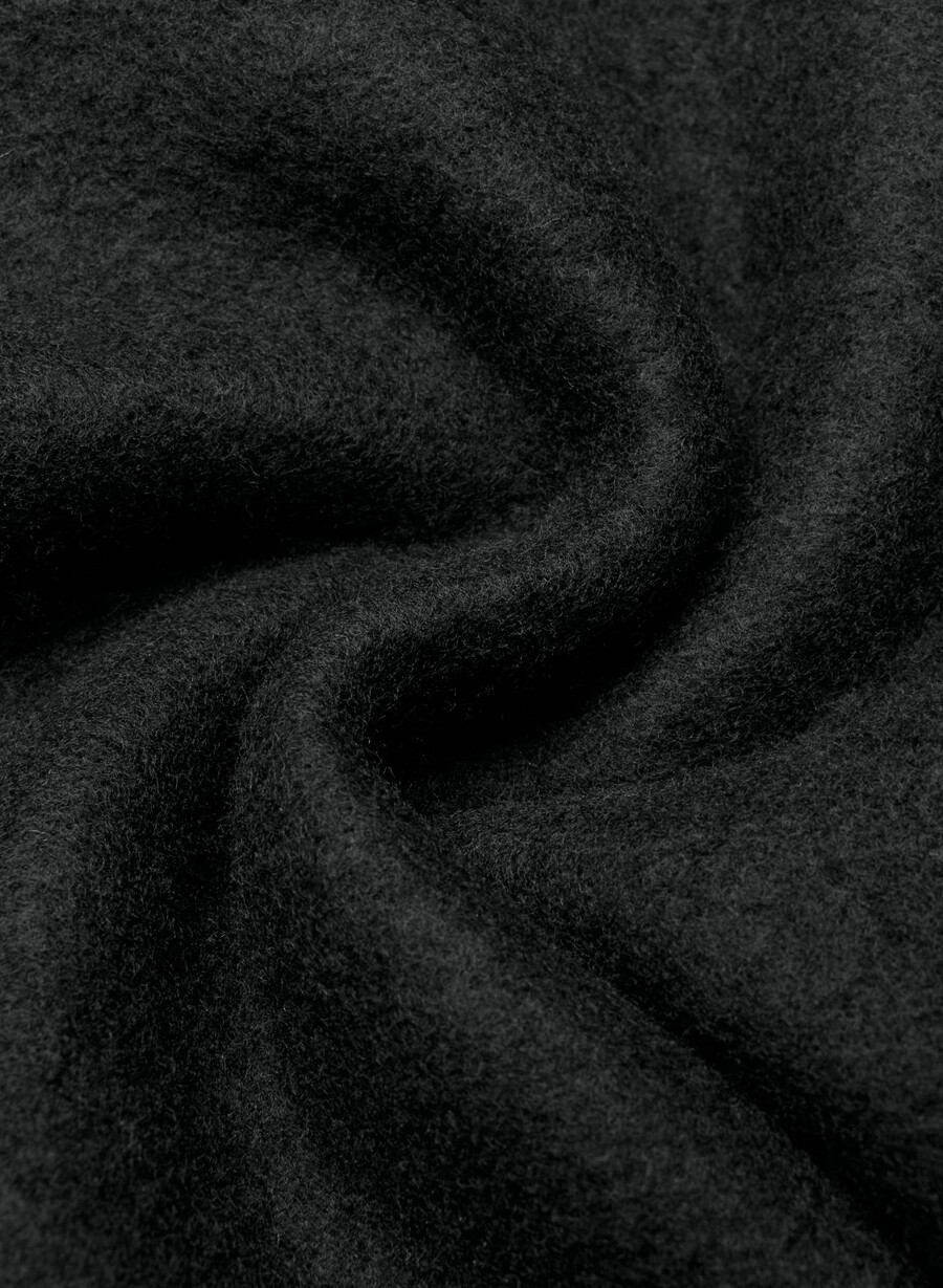 mysiga sweatfleece mega cargo träningsbyxor svart