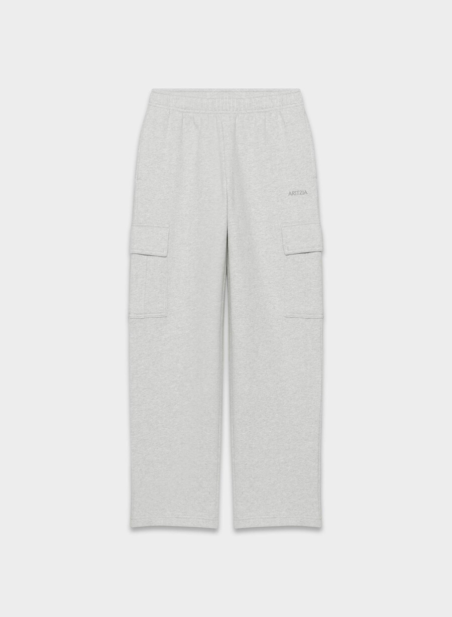 mysig sweatfleece mega cargo träningsbyxa ljungkrom