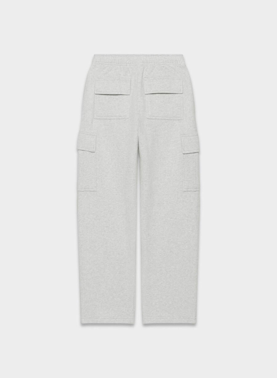 mysig sweatfleece mega cargo träningsbyxa ljungkrom