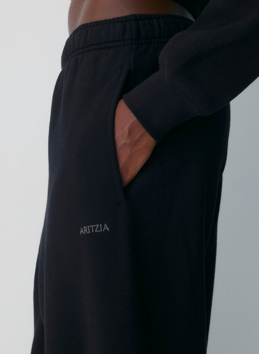 mysig fleece mega jogger svart
