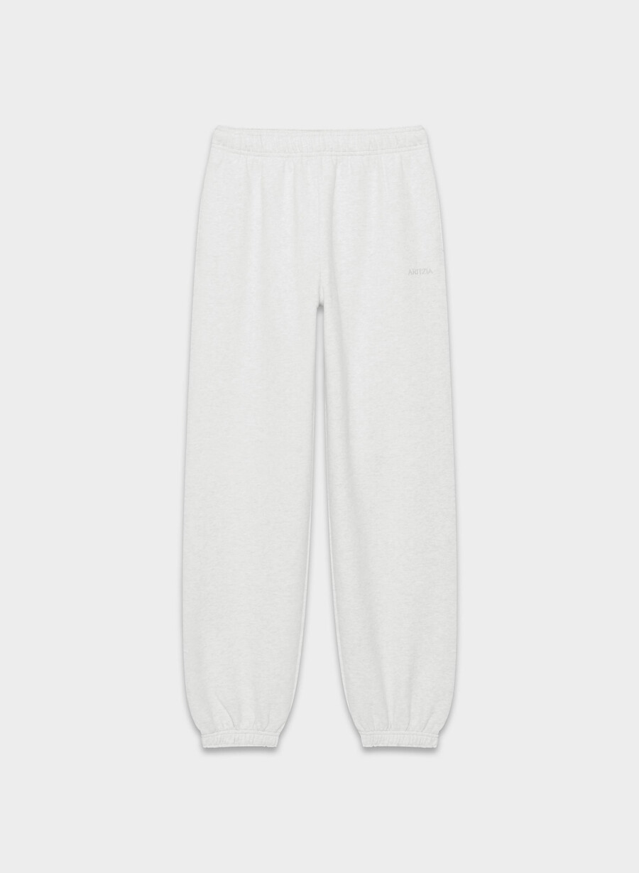 mysig fleece mega jogger heather cloud white