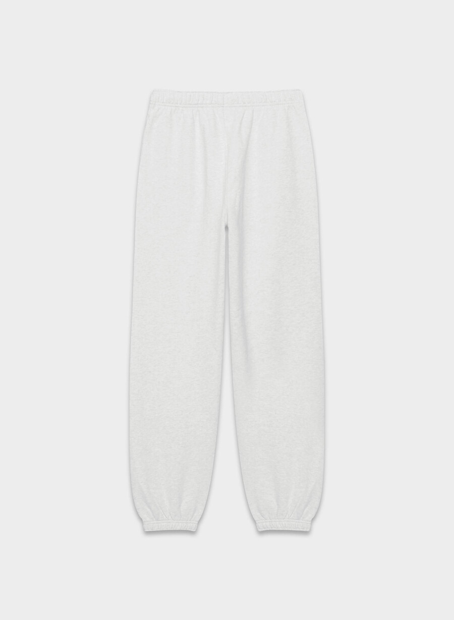 mysig fleece mega jogger heather cloud white