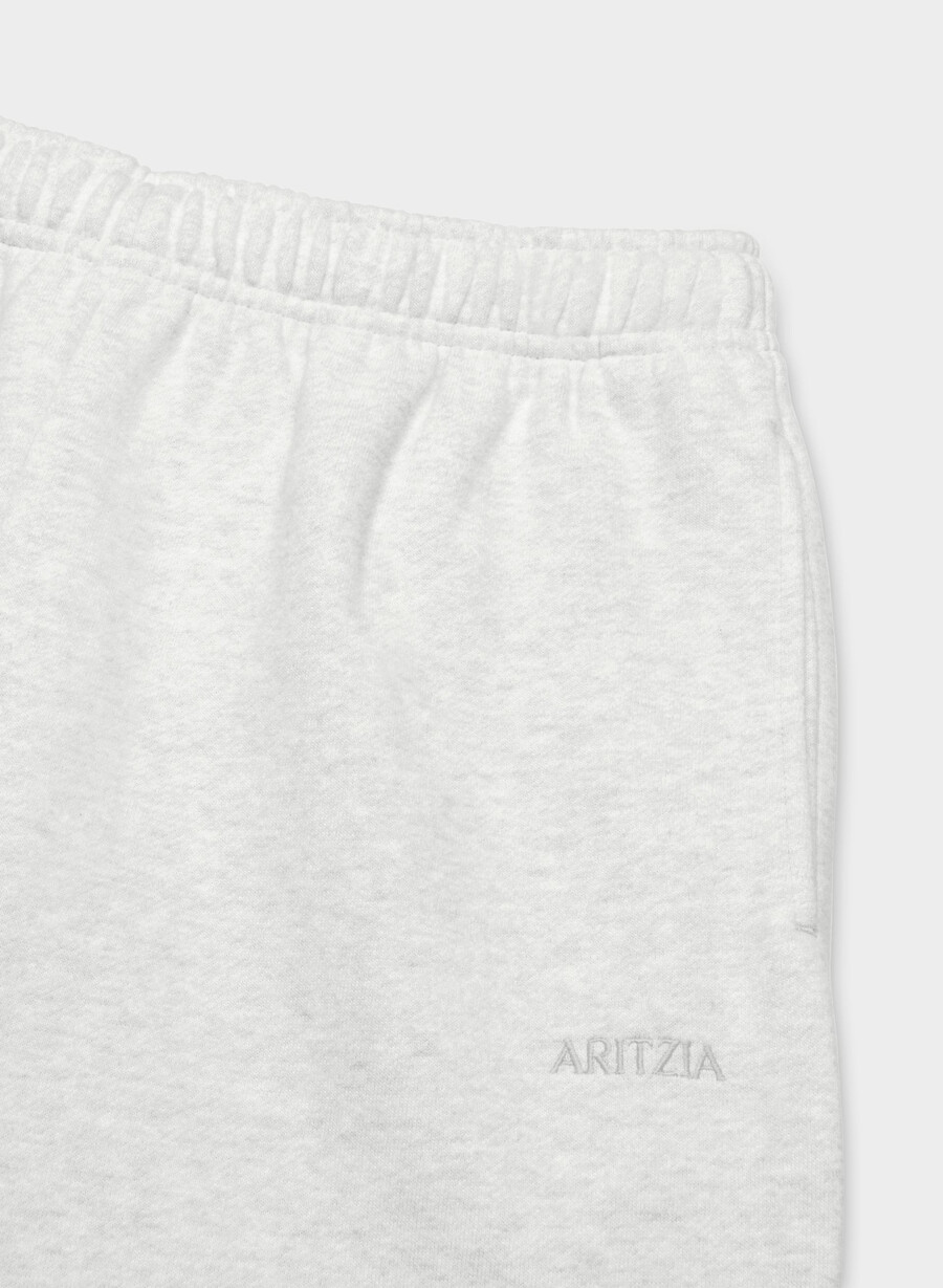 mysig fleece mega jogger heather cloud white