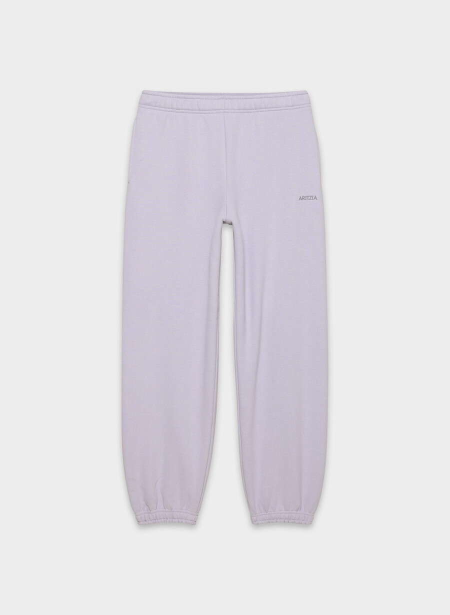mysig fleece mega jogger wildblommor lila