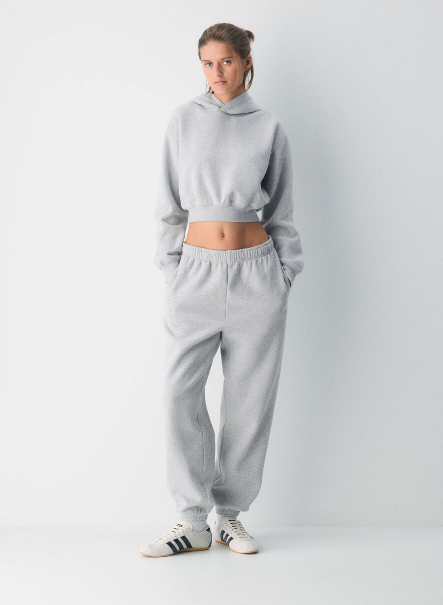 mysig sweatfleece mega jogger ljuvig krom