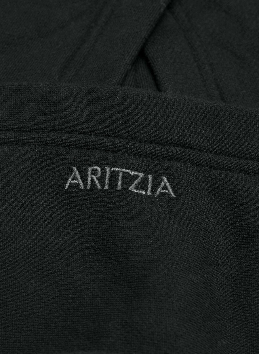 mysig fleece mega raglan hoodie svart