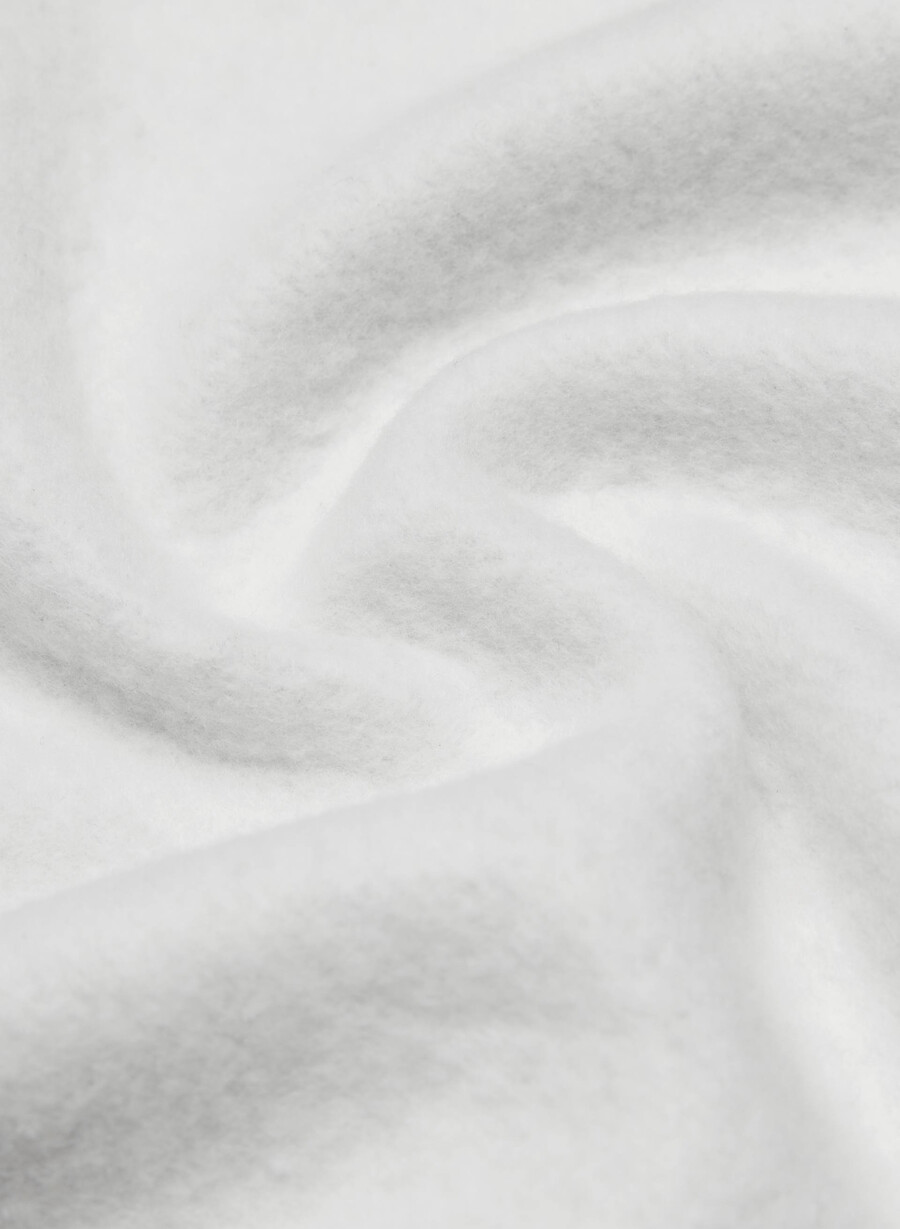 mysig fleece mega raglan-huvtröja i krom med ljung