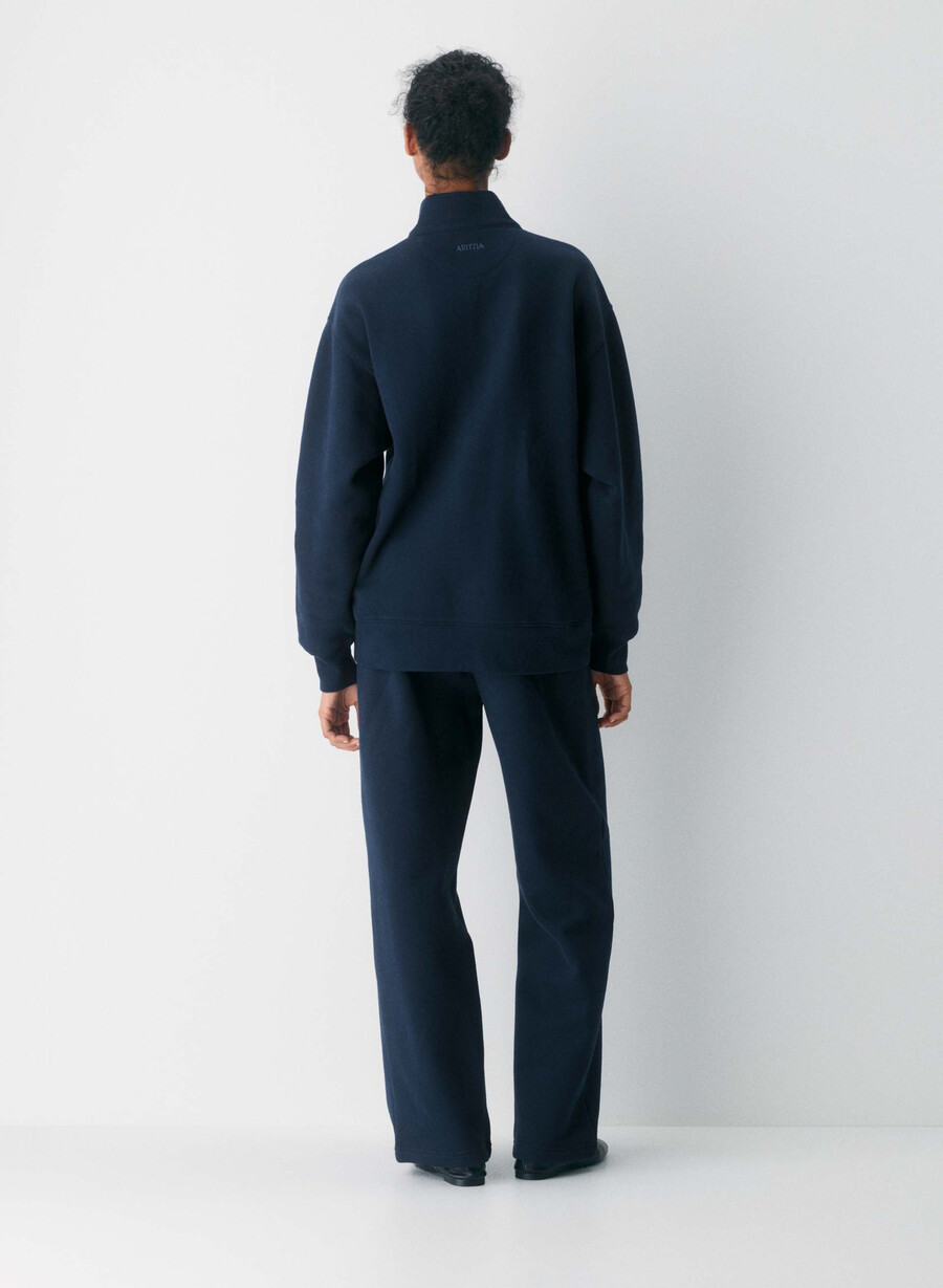 mysig fleece-tröja med 12 dragkedja från admiral