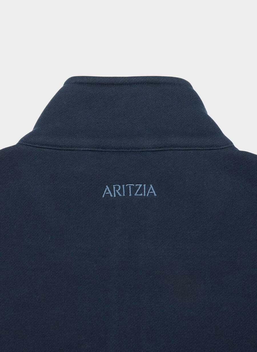 mysig fleece-tröja med 12 dragkedja från admiral