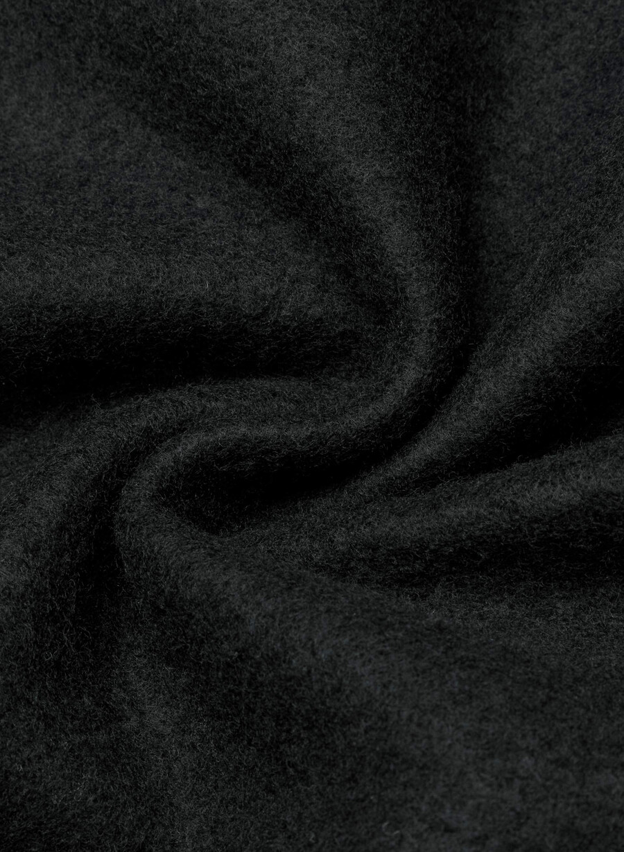 mysig fleece perfect zip hoodie svart