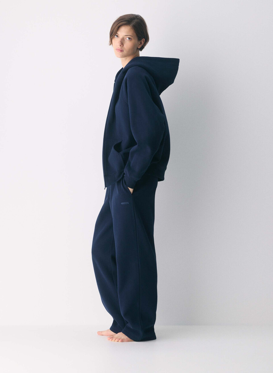 mysiga sweatfleece mega straight träningsbyxor admiral