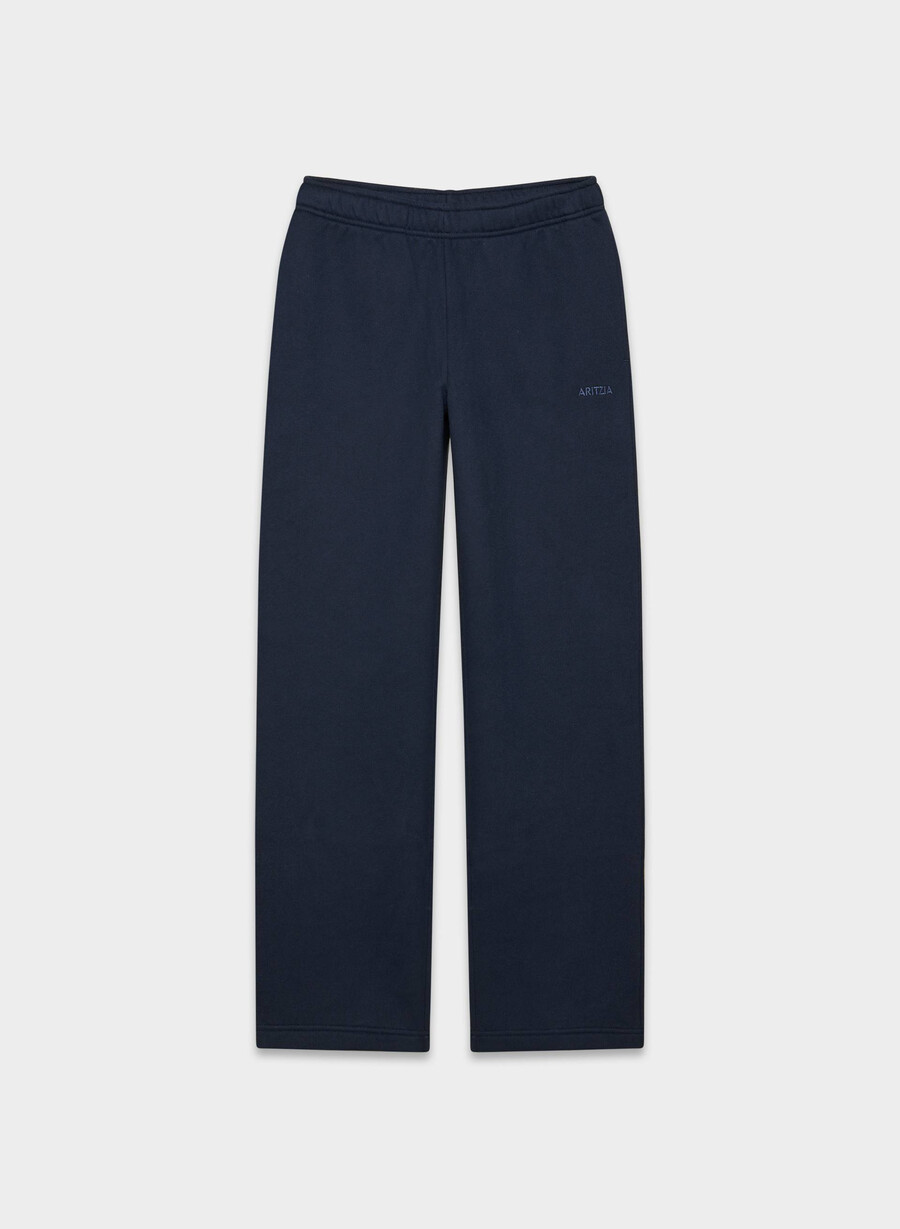 mysiga sweatfleece mega straight träningsbyxor admiral