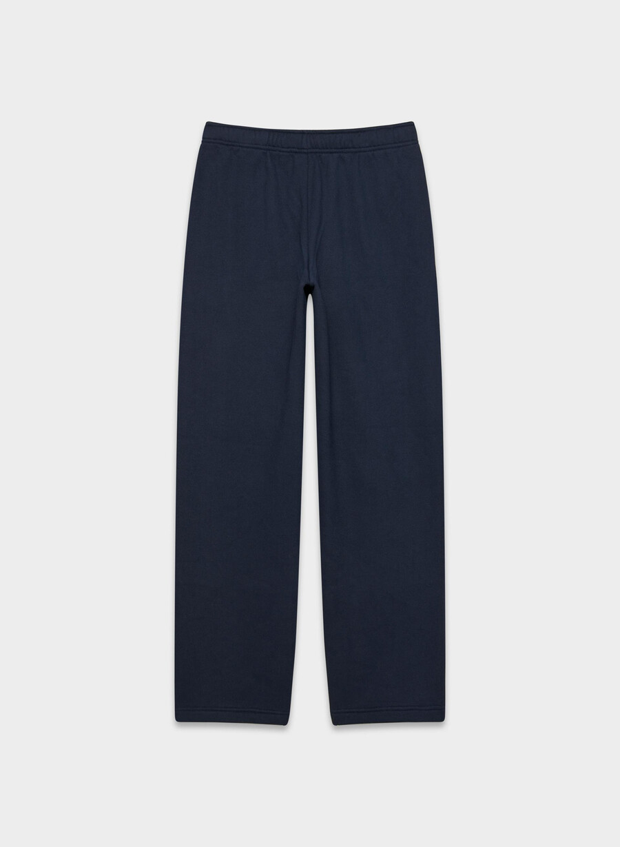 mysiga sweatfleece mega straight träningsbyxor admiral