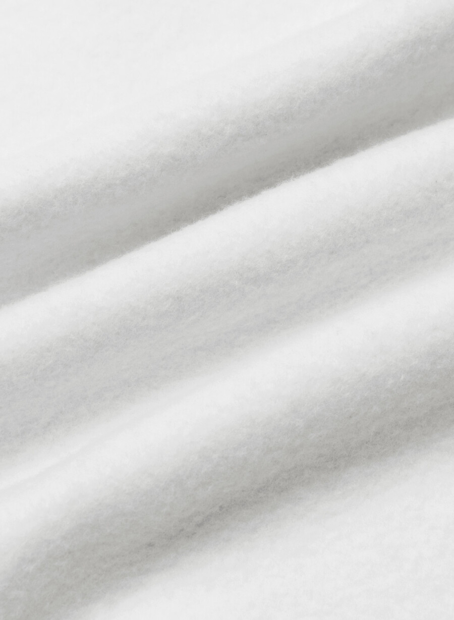 mysig fleece-byxa med pojkvänsmönster breda kromfärgade