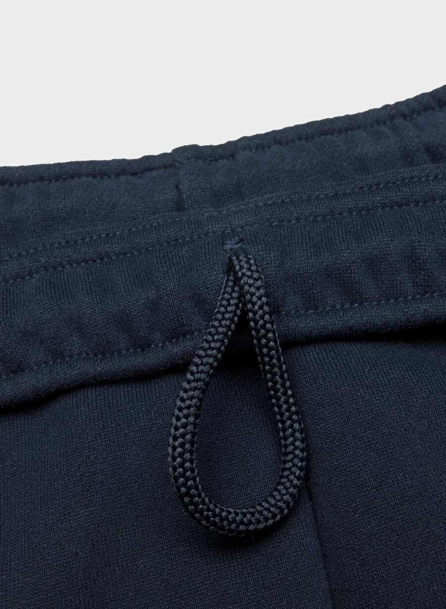mysig fleece mega cargo-shorts till mitten av låret admiral