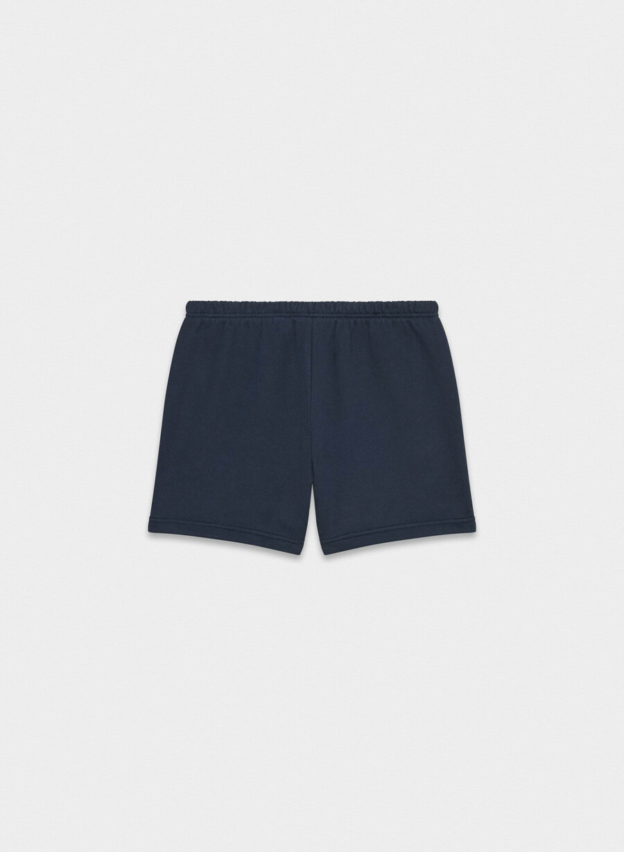 mysig fleece-shorts med hög midja admiral