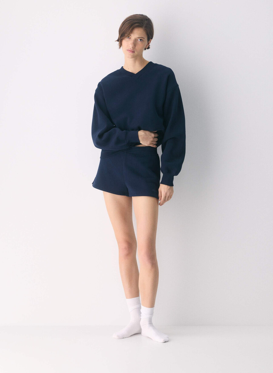mysig fleece perfekt mikroshorts admiral