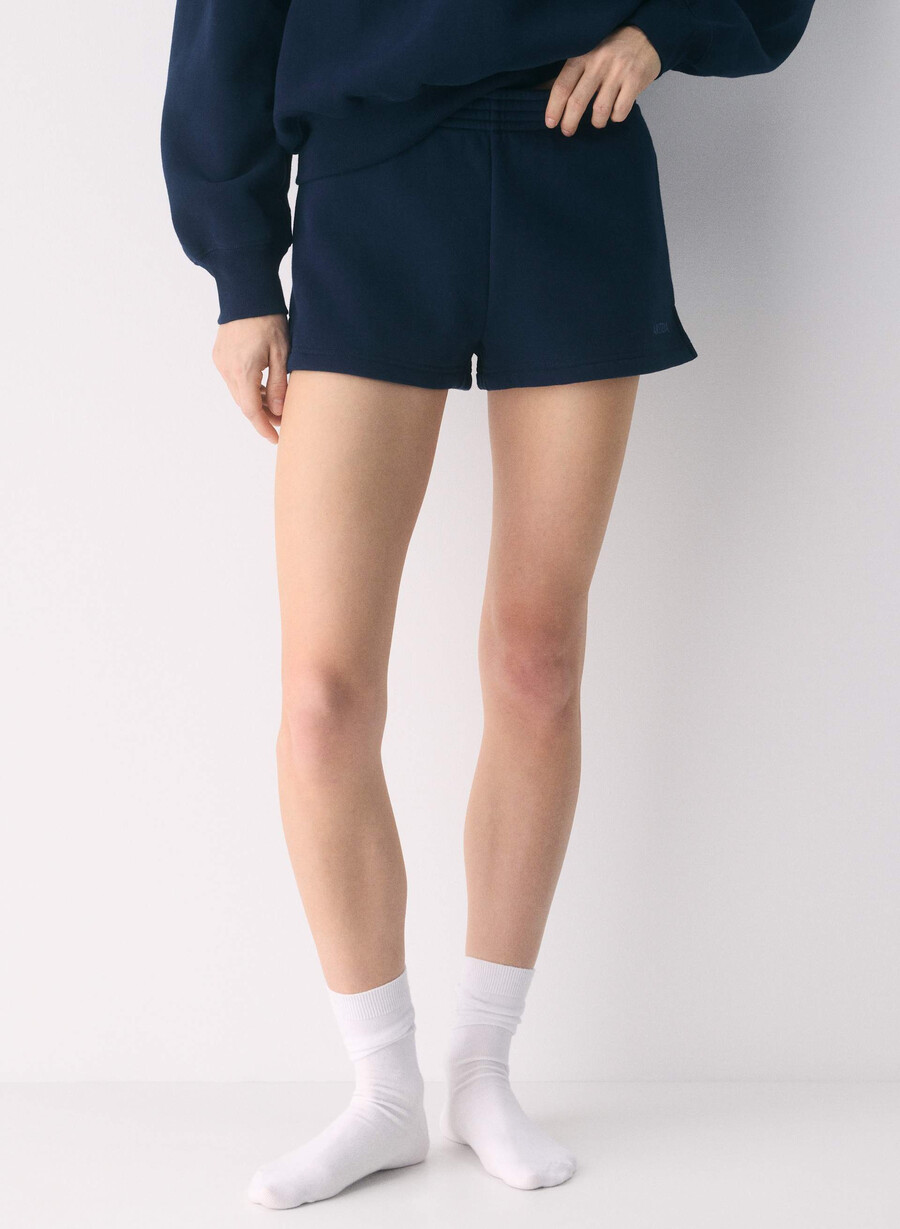 mysig fleece perfekt mikroshorts admiral