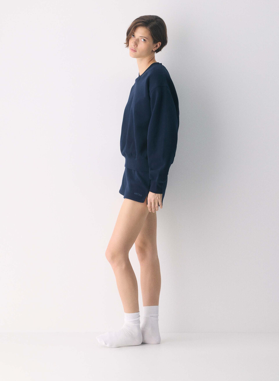 mysig fleece perfekt mikroshorts admiral