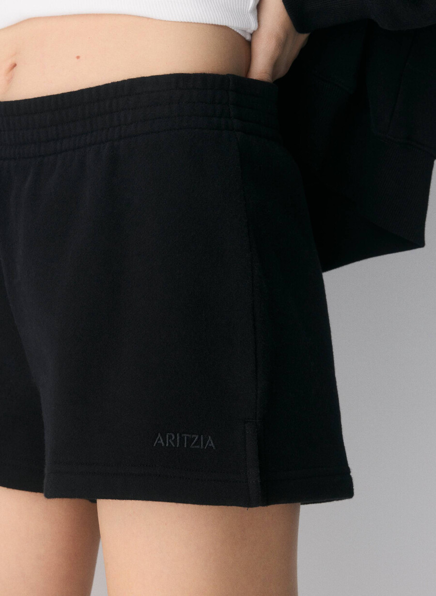 mysiga mjukisbyxor i fleece från perfect micro i svart