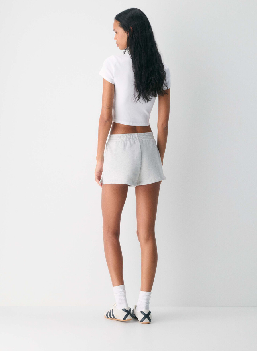 mysig fleece perfect micro shorts ljungvit