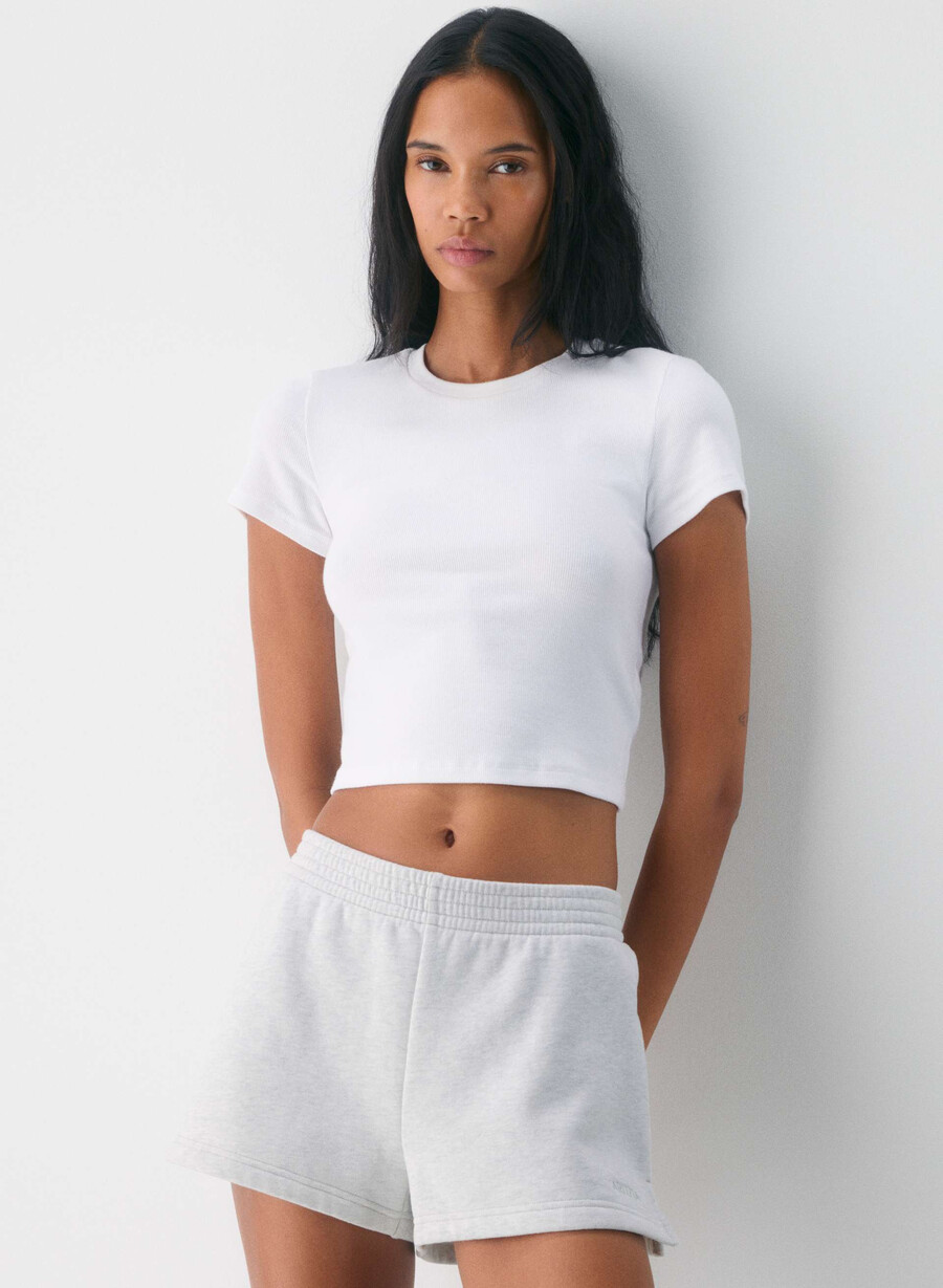 mysig fleece perfect micro shorts ljungvit
