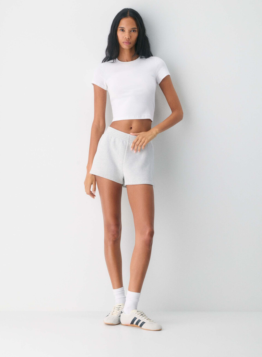mysig fleece perfect micro shorts ljungvit