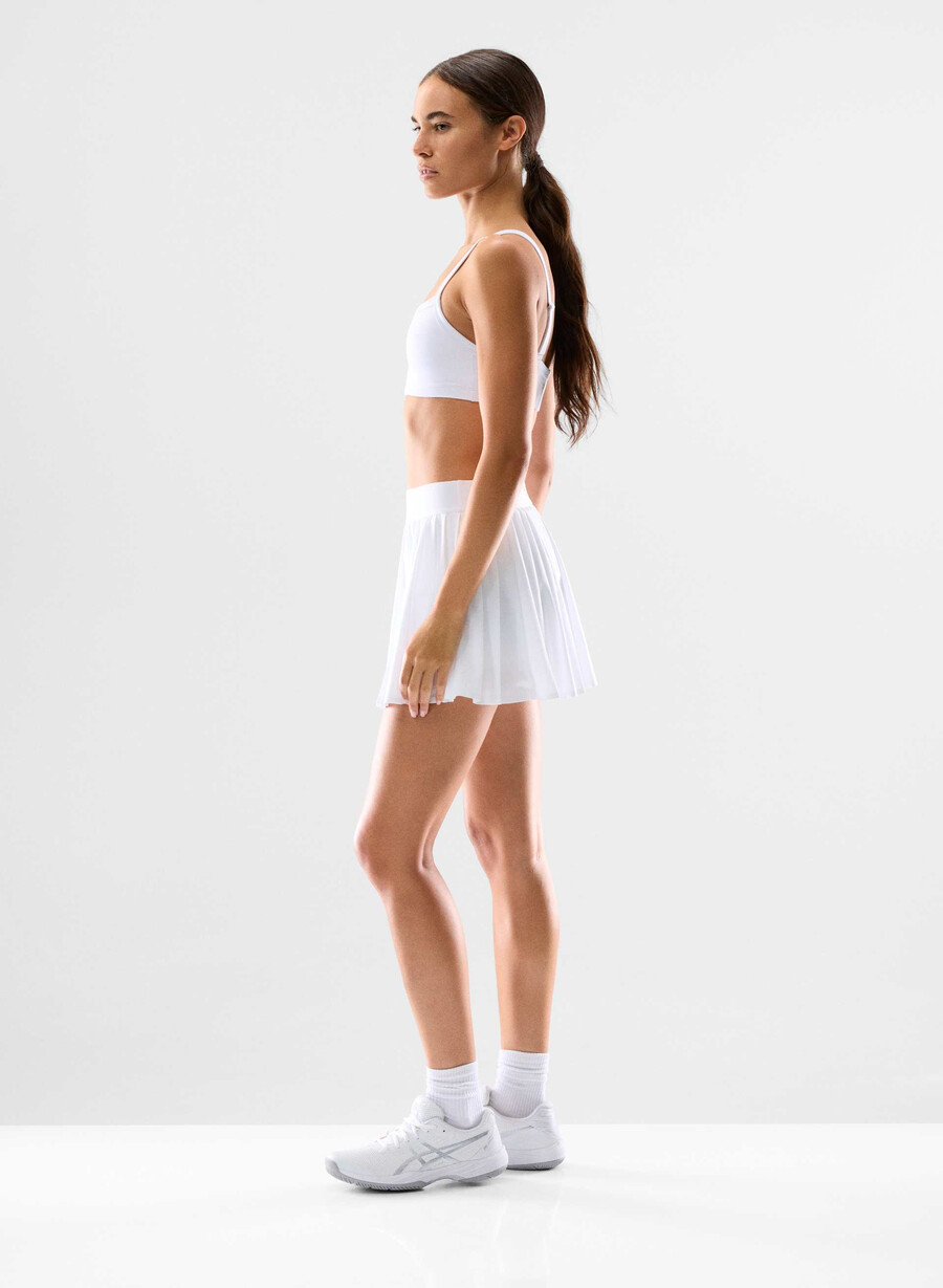 movetech tennis pro micro kjol vit