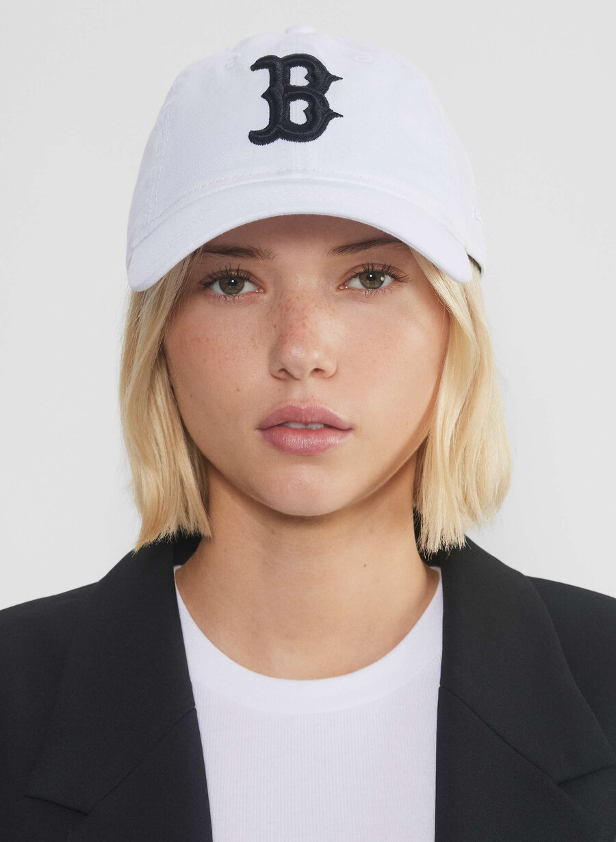 new era boston red sox 9twenty keps tvättad svartvit