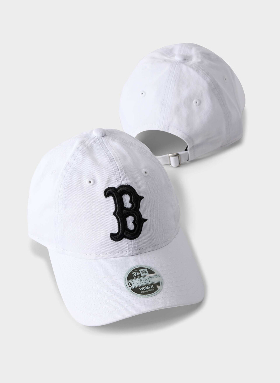 new era boston red sox 9twenty keps tvättad vitsvart