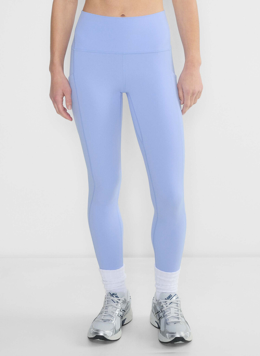 butter cheeky högmidja pocket 66 cm leggings dayflower blÅ