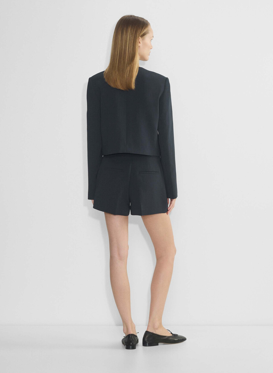 limitless short mini - crepette mÖrk nattsblÅ