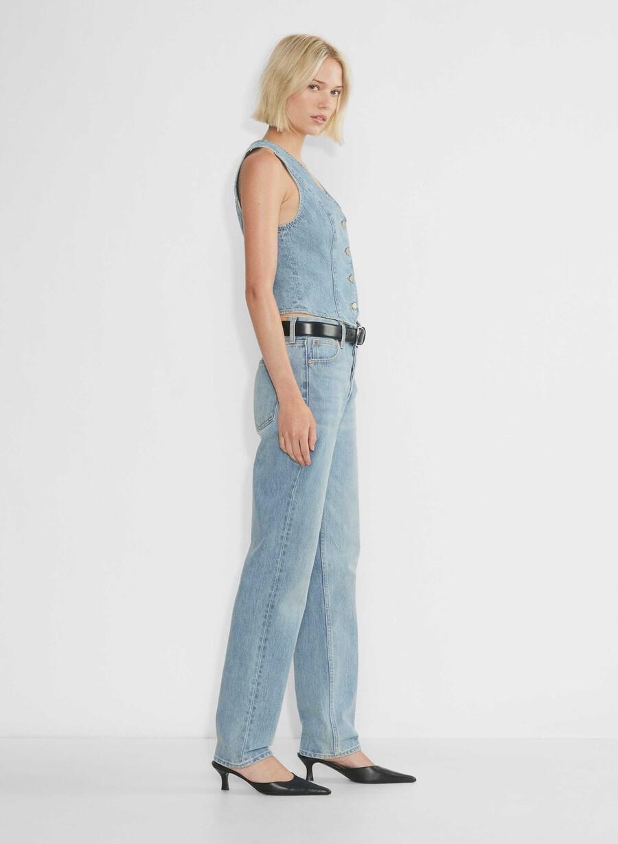 denim forum 90-talets mia jeansväst 7 År bleu taboo