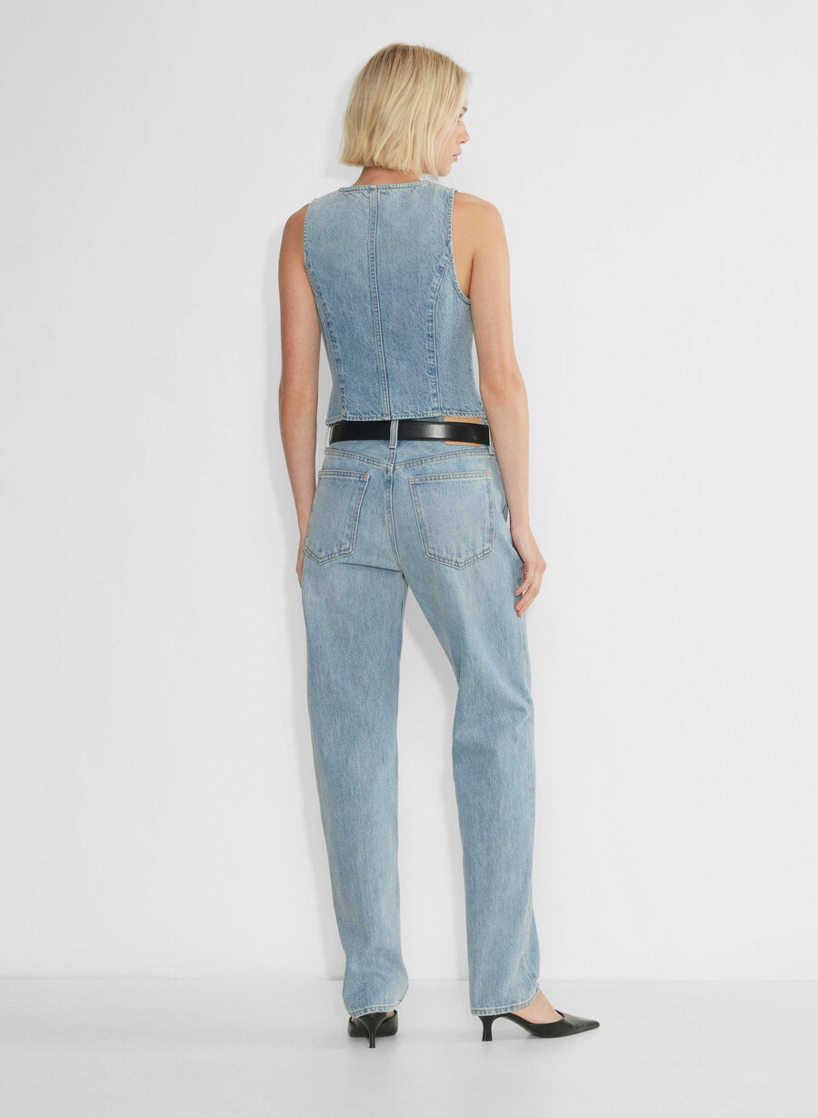 denim forum 90-talets mia jeansväst 7 År bleu taboo