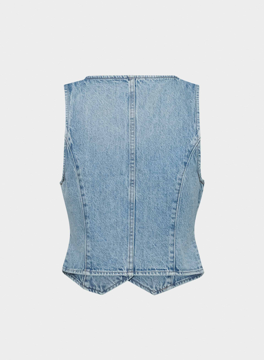 denim forum 90-talets mia jeansväst 7 År bleu taboo