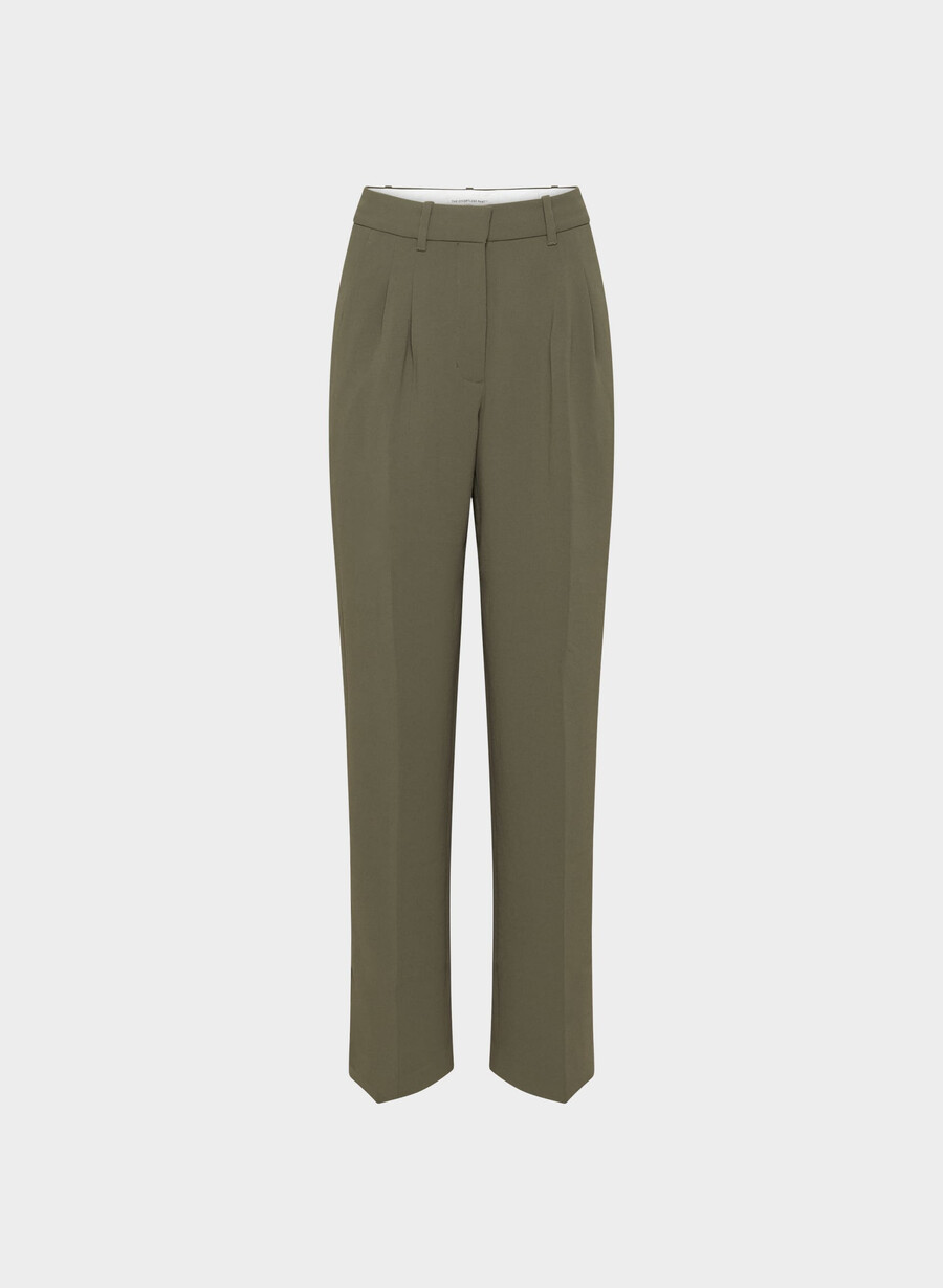the effortless pant curve-fit - crepette mÖrkoliv