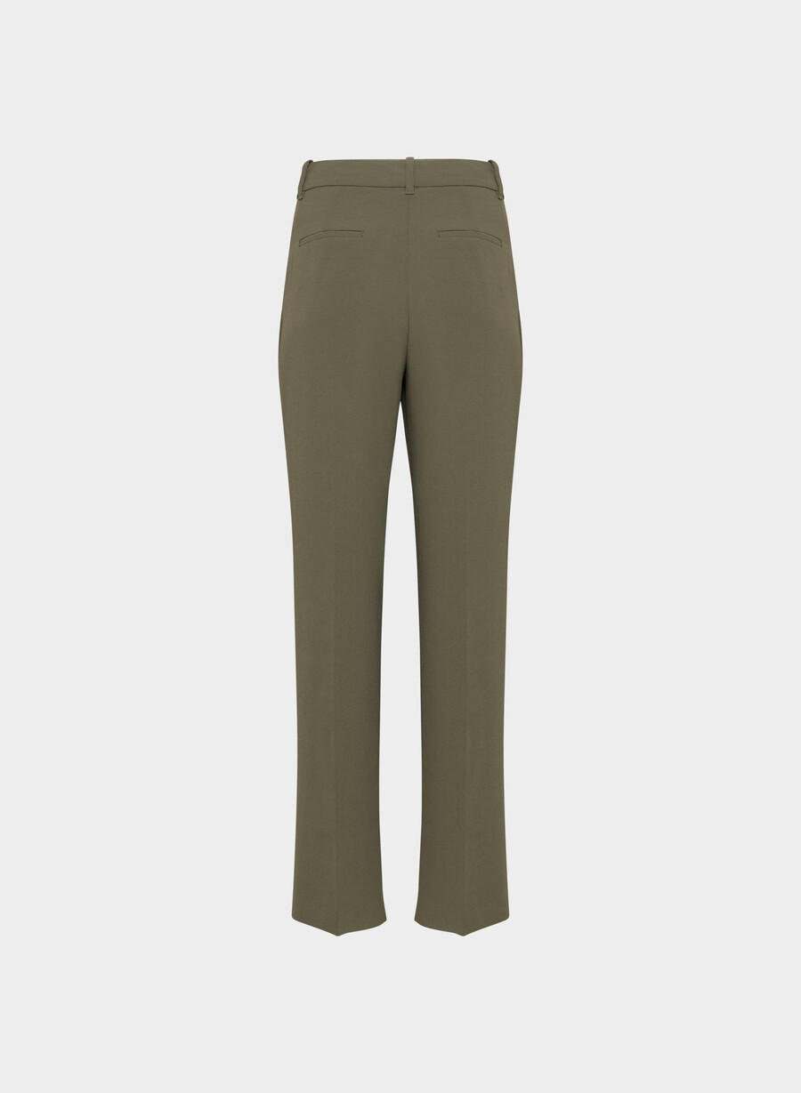 the effortless pant curve-fit - crepette mÖrkoliv