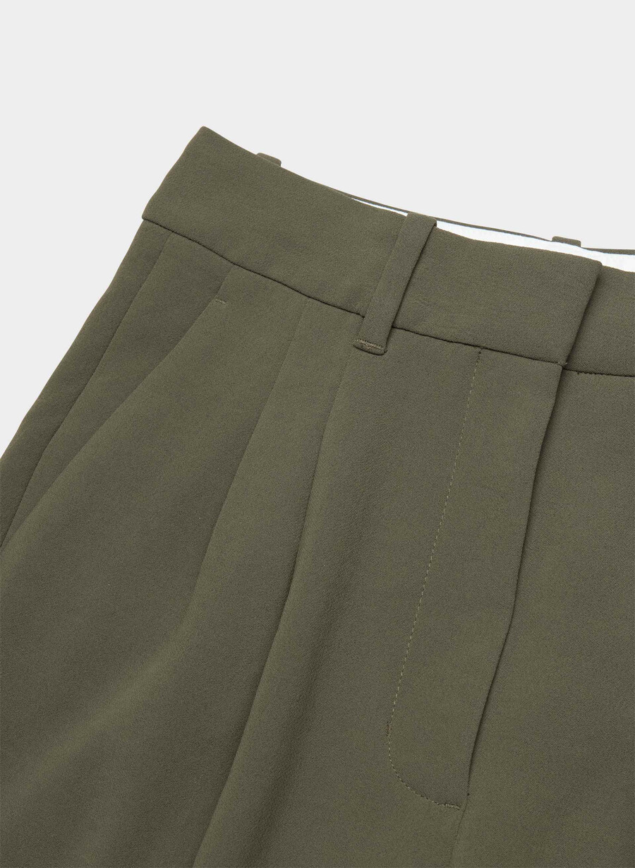 the effortless pant curve-fit - crepette mÖrkoliv