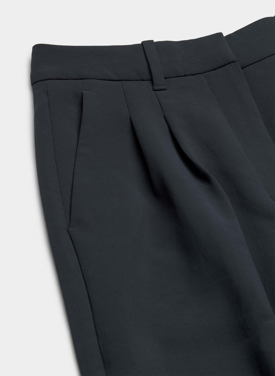 the effortless pant curve-fit - crepette dark nat navy