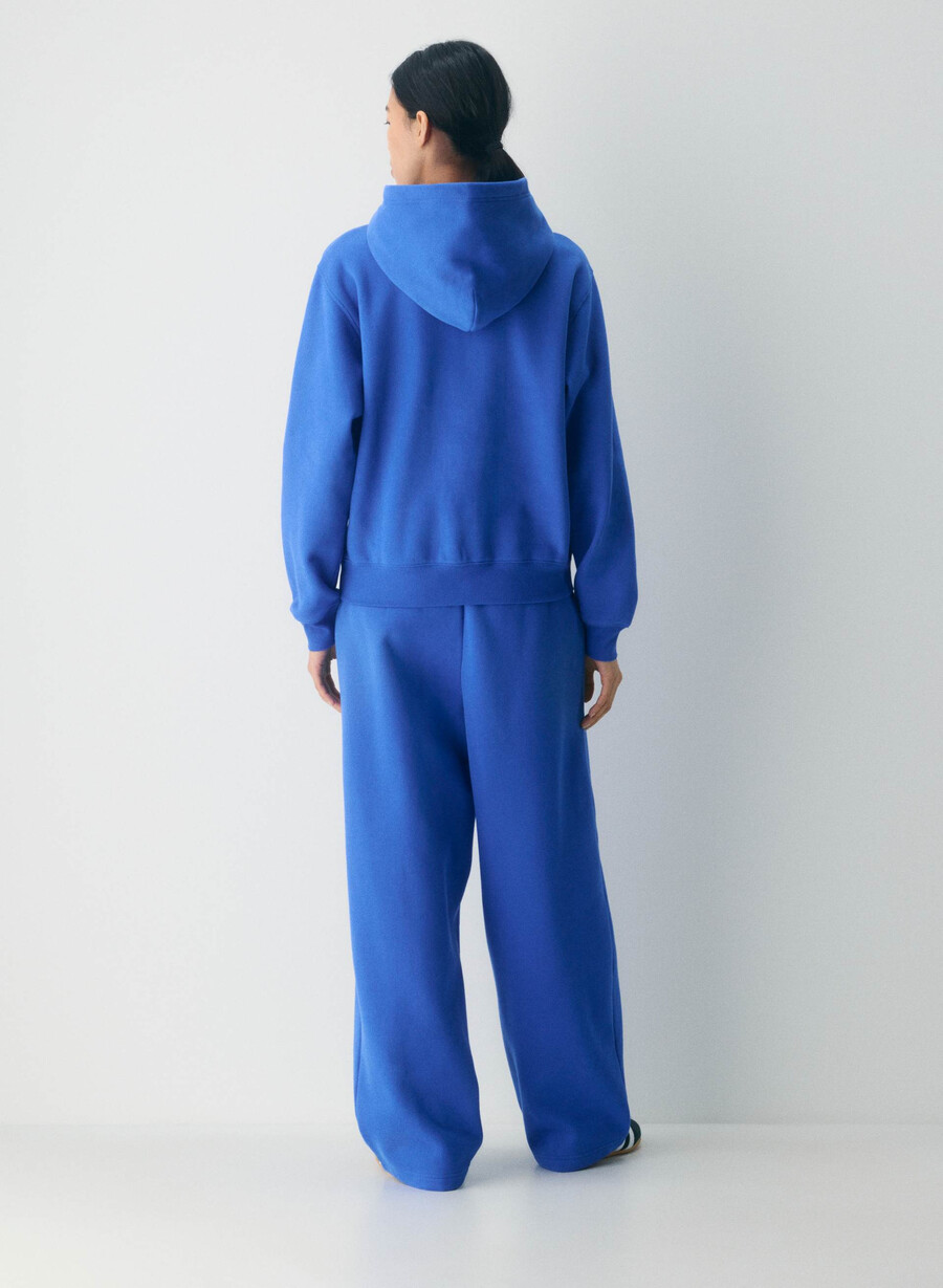 mysig fleece perfect hoodie jazz blÅ ljus broch