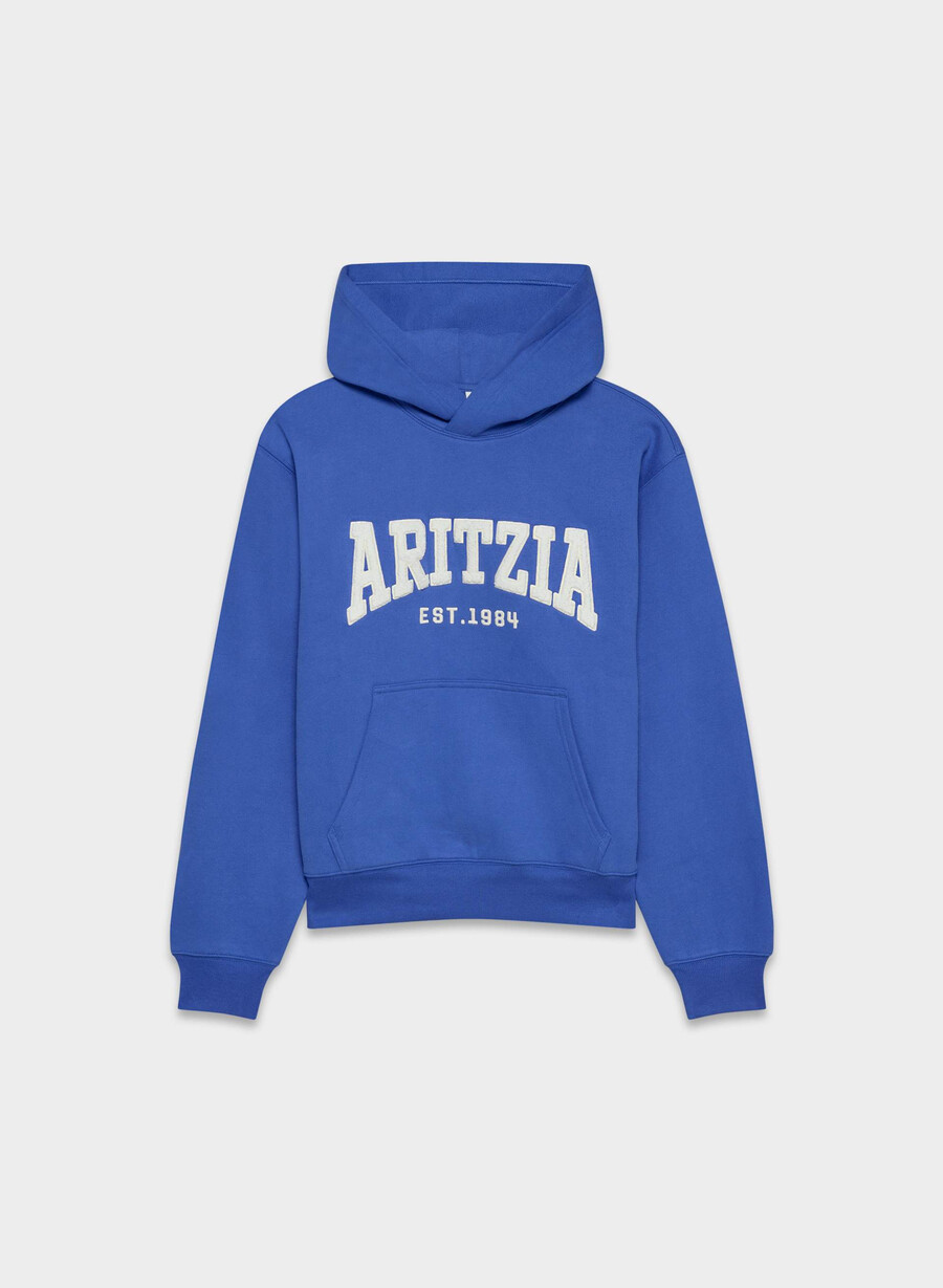 mysig fleece perfect hoodie jazz blÅ ljus broch