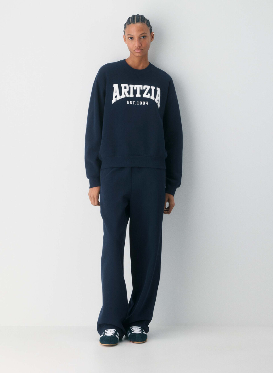 mysig fleece perfect crew sweatshirt admiral ljus bjÖrk