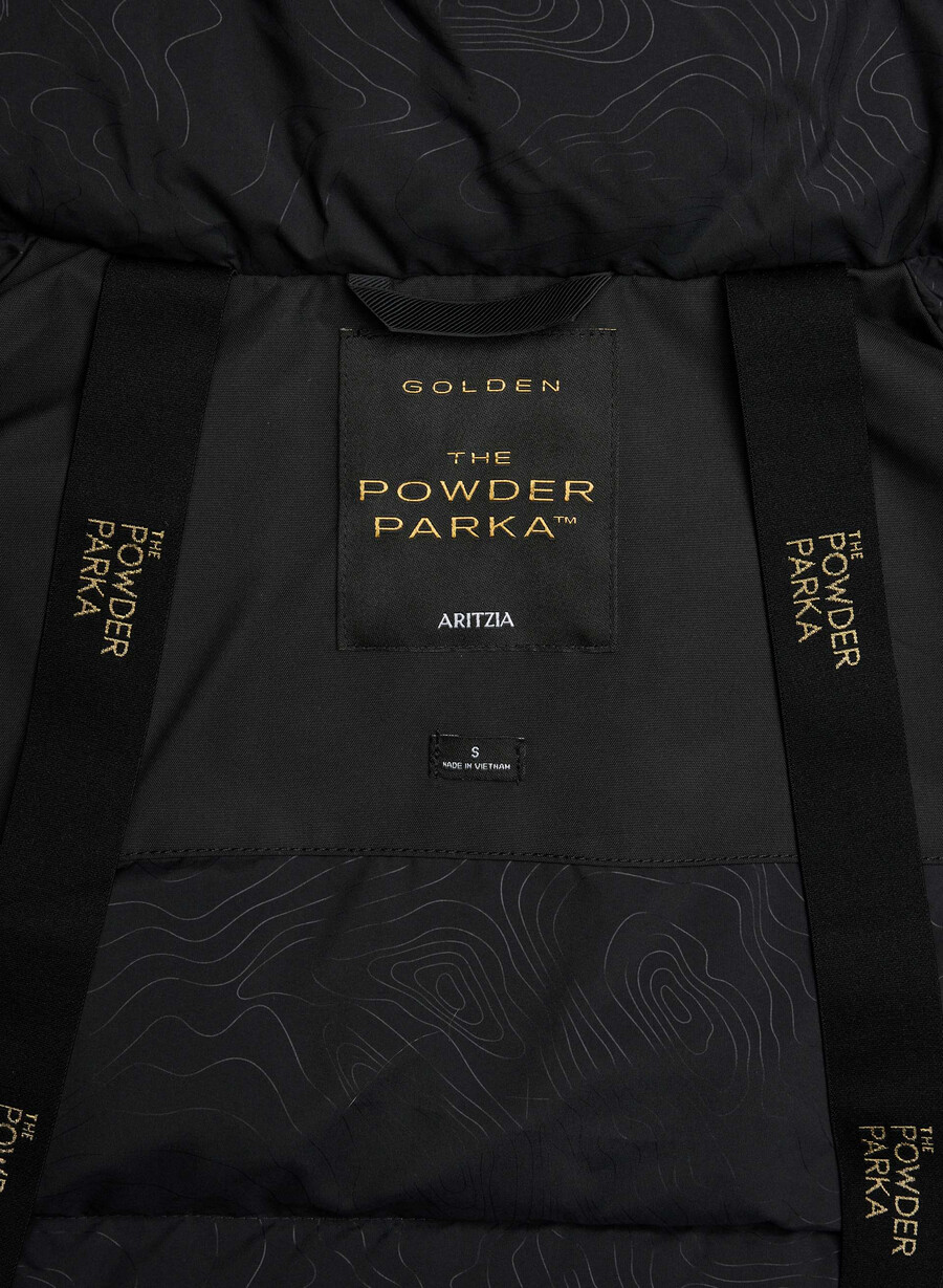powder parka - coldstop svart