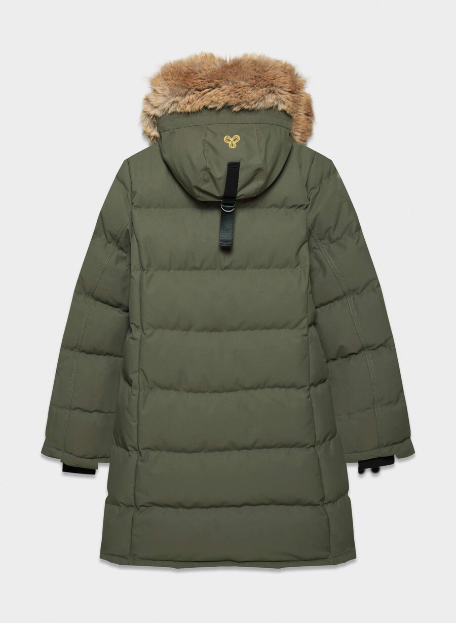 powder parka - coldstop mÖrk oliv